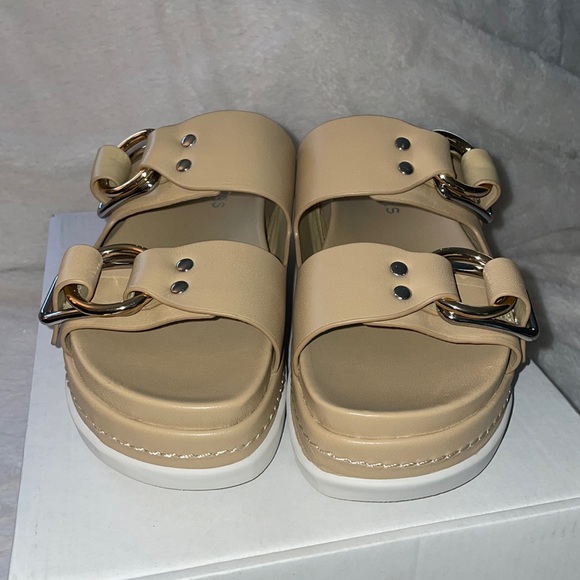 NWT J/SLIDES BAHA Sand Leather Sandal - Picture 8 of 15